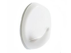 Крючки самоклеющиеся Spirella 3шт 2.4X3.5cm белые пластик