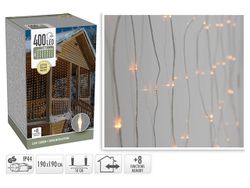Огни новогодние "Водопад" 400LED э.т-бел, 20струй, 1.9X1.9m