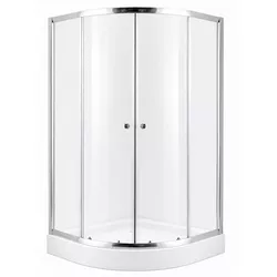 купить Душевая кабина MPN 29059 Cabina de dus, 800x800x1940mm, cada joasa, forma rotunda, sticla transparenta в Кишинёве 