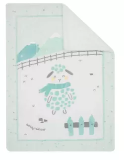 купить Детское постельное белье Kikka Boo 31103020149 Paturica super moale Sherpa Sleepy Sheep, 80/110cm в Кишинёве 