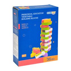 Настольная игра "Дженга Овощи", 55 брусочков 126614 (6539)