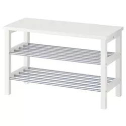 cumpără Raft pentru încălțăminte Ikea Tjusig 108x50 (Alb) în Chișinău 