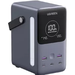 купить Аккумулятор внешний USB (Powerbank) Ugreen 25286 Two-way Fast Charging 48000mAh, Grey в Кишинёве 