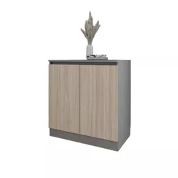 купить Комод Smartex (16427) Т8 80cm Grafit+Stejar Deschis в Кишинёве 