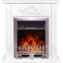 купить Камин электрический ArtFlame Sorina & Galileo silver, 900x900x270 mm, Alb в Кишинёве 