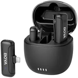 cumpără Microfon Boya BY-WM3T-D2, Lightning Jack, Black în Chișinău 