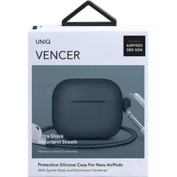 купить Чехол для наушников UNIQ Silicon Nautical for AirPods 3rd Gen, Blue в Кишинёве 