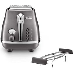 cumpără Toaster DeLonghi CTOT2103.GY Icona Metallics în Chișinău 