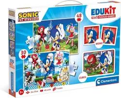 купить Головоломка Clementoni Puzzle 4in1 Sonic Edukit (18318) в Кишинёве 