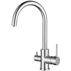 купить Смеситель кухонный Helika-AquaSanita 2963-001 SABIADUO Chrome в Кишинёве 