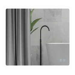 купить Зеркало для ванной Bayro Gama 800x800 LED touch c подогревом в Кишинёве 