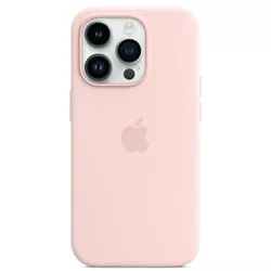 cumpără Husă pentru smartphone Apple iPhone 14 Pro Silicone Case with MagSafe, Chalk Pink MPTH3 în Chișinău 