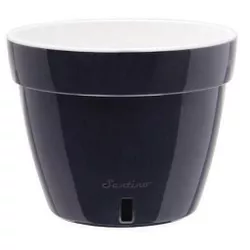 cumpără Ghiveci pentru flori Santino Asti (18.0L, Antracit/Alb) în Chișinău 