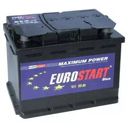 купить Автомобильный аккумулятор Eurostart Blue 55 Ah (R) ETN0 A460 (242х175х190) в Кишинёве 