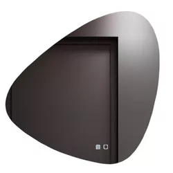 купить Зеркало для ванной Bayro Fussion треугольное 900x900 LED touch нейтральный c подогревом в Кишинёве 