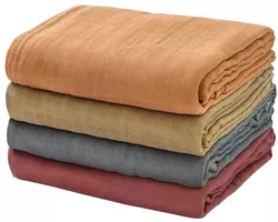 cumpără Accesoriu pentru înfășat Momcozy SJ007-MU00NB-A Paturele din muselina Swadddle Wrap, 120x120 m, 4buc în Chișinău 