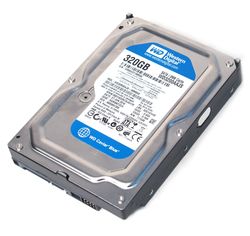 3.5" HDD    320GB-SATA- 8MB Western Digital "Blue (WD3200AAJS)" Ref