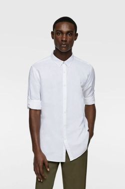 Рубашка ZARA Белый zara 7545/402/250