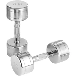 купить Гантель LivePro 49389 Gantere Chrome Dumbbell 8.0kg, MDPO2017/08/SR в Кишинёве 