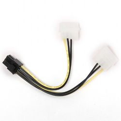 Cable, CC-PSU-6 internal power adapter cable for PCI express, Cablexpert