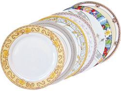Тарелка 27cm сервировочная, с орнаментом, фарфор