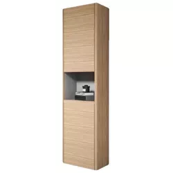 купить Шкаф-пенал Orka Duden 168x40x30 Odeon White Oak в Кишинёве 