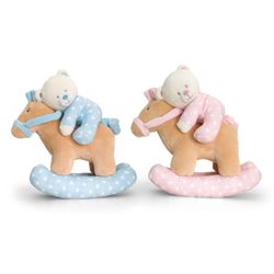 Baby Bear Urs pe un cal balansoar 22 cm, cod 42949