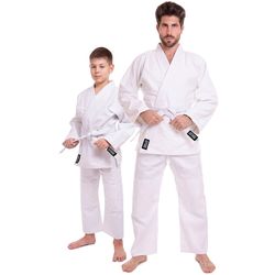 купить Одежда для спорта SUHS 12573 Белое хлопковое кимоно для дзюдо, 140 см, 450 г/м2 VL-8192 в Кишинёве 