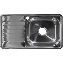 cumpără Chiuvetă bucătărie Rubano HD7642P incastrabila 760x420x180mm. (dreapta),inox, luciu-0,8mm în Chișinău 