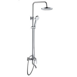 FLORA система душевая (смеситель для ванны, верхний и ручной душ)