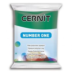 Полимерная глина CERNIT N1 56г, изумрудно-зеленый №620
