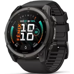 cumpără Ceas inteligent Garmin Fenix 9, 51mm, Carbon DLC, Black Band (010-04763-11) în Chișinău 