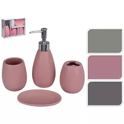 cumpără Set pentru baie Promstore 42614 Набор для ванной керамический Bathroom 4ед în Chișinău 