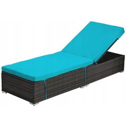 купить Кресло GardenLine ABI3548 Brown/Turquoise в Кишинёве 