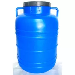купить Бидон Uniplast Bidon plastic cu capac 90 L (albastru) H=0.76 m/W=0.40 m в Кишинёве 