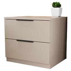 cumpără Noptieră Bayro Murano 550x500x450 МДФ 18мм Positano серый камень în Chișinău 