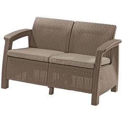 купить Кресло Keter Love Seat Cappuccino/Sand (227644) в Кишинёве 