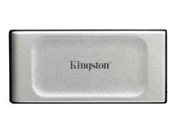 1.0TB Kingston Portable SSD XS2000 Silver, USB-C 3.2 (69.5x32.6x13.5mm, 28.9g, R/W:2K/2K MB/s)