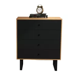 купить Комод Deco Calvin 80x40x95H Stejar K10/Black в Кишинёве 