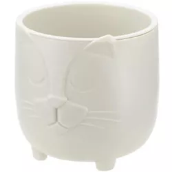 cumpără Ghiveci pentru flori Idea М3074 Basya D115mm, 0.65L, alb în Chișinău 