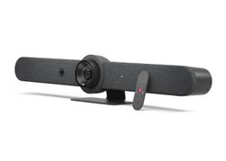 Conference Camera Logitech Rally Bar, 4k, 15x HD zoom, FoV 90°, LAN, WiFi, Speakers, Mic, Graphite