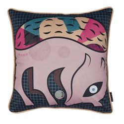 cumpără Lenjerie de pat Moooi 239555 Armoured Boar Cushion 50x50 Multi în Chișinău 