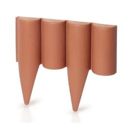 купить Декор для сада Hydro S Gard decorativ plastic, H=125mm, L=2.52m, maro (0640392) в Кишинёве 