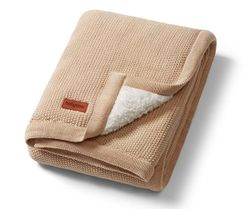 cumpără Lenjerie de pat pentru copii BabyOno 1659/02 Patura de bumbac cu captuseala din fleece Brown în Chișinău 