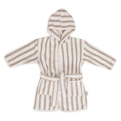 cumpără Accesoriu pentru baie Jollein 060-809-67058 Halatel de baie Stripe Terry Olive Green GOTS (3-4 ani) în Chișinău 