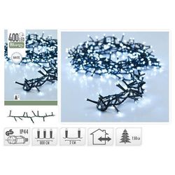 купить Гирлянда Promstore 49361 Огни новогодние Нить 400LED 8m, белый, зеленый кабель в Кишинёве 