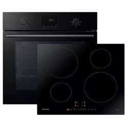 купить Духовой шкаф и варочная панель Samsung NV68A1110RB/WT + NZ64H37070K/WT в Кишинёве 