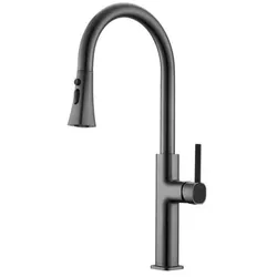 купить Смеситель кухонный Backer DEO 3448 Gun Gray в Кишинёве 