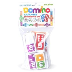 купить Настольная игра miscellaneous 9031 Joc de masa Domino multicolor cu cifre 5487 в Кишинёве 