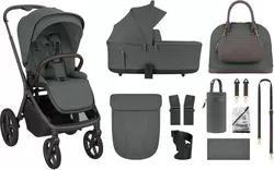 cumpără Сărucior pentru copii Kikka Boo 31001020172 Carucior 2in1 Goya Platinum Olive în Chișinău 